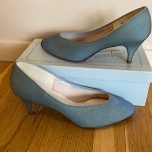 Blue special occasions heel